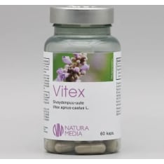 Natura Media Vitex Siveydenpuu 60 kaps. ravintolisä