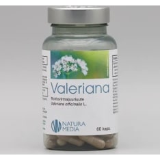 Natura Media Valeriana 60 kaps. ravintnolisä