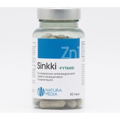 Natura Media Zinc + Phytase Zn1 60 caps nutritional supplement