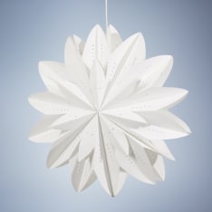 Decora 60cm white paper flower