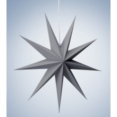 Decora 80cm graphite gray paper star