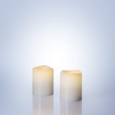 Decora 2kpl valkoinen led-minikynttilä