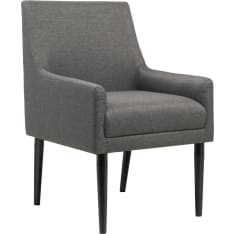 Chic Home Collection Kangasverhoiltu tummanharmaa nojatuoli
