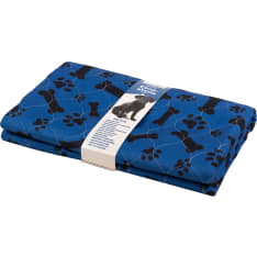 Viksu machine washable puppy mat dark blue 80x90 cm