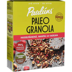 Paulúns Hasselpähkinä Paleo 350g  granola