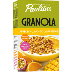 Paulúns Appelsiini-Mango-Passiohedelmä 450g granola