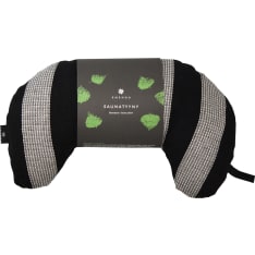 Emendo black curved sauna pillow