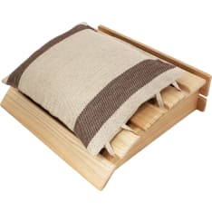 Emendo brown sauna pillow+headrest