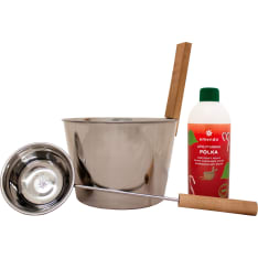 Emendo teräskiulu+kauha + polka 500ml