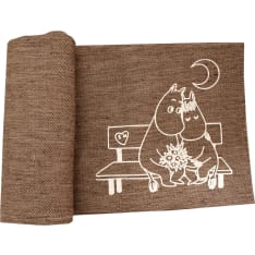 Emendo Rakkausmuumi bench towel, brown