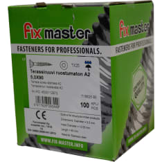 Fixmaster RST A2 Tx25 5,0x90 100 kpl terassiruuvi