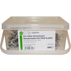 Fixmaster RST A2 Tx20 4,2x45 200 kpl terassiruuvi