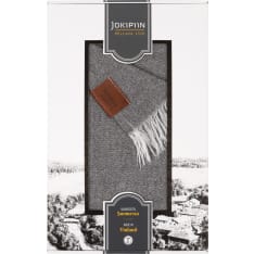 Jokipiin Pellava Graniitti harmaa 130x170 cm torkkupeitto