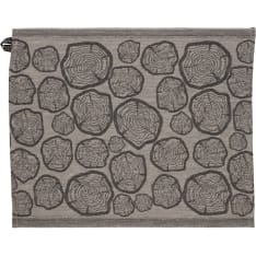 Jokipiin Pellava Vappu Saunassa Mänty 45x55 cm luonnonväri/musta pefletti