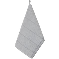 Jokipiin Pellava Laituri 75x50 cm valkoinen/tummanharmaa käsipyyhe