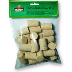 Karahvi 25 kpl 19/23x33mm luonnonkorkki