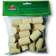Karahvi 25 kpl 22x33mm luonnonkorkki