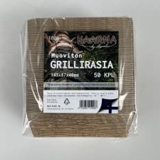 Kaarna ruskea 150x90x40 mm 50 kpl grillirasia