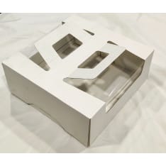 Rosa 30x30x12cm 2pc cake box