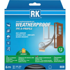 RK 7 mmx 6 m clear window and door seal