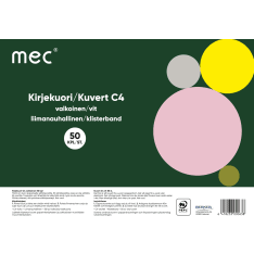 M.E.C 50kpl C4 kirjekuori liimanauhalla