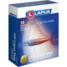 Lapua 338 Lap Mag 16,2g B408 Lock Base 10kpl patruuna