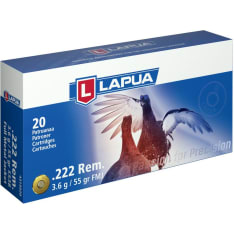 Lapua .222Rem FMJ S569 3,6 g 20 kpl patruuna