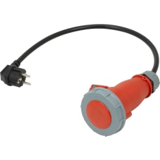 Wave EV Schuko -> CEE 0,5m adapterikaapeli