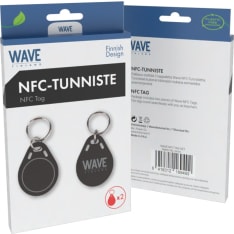 Wave NFC-tunnisteet, 2 kpl, musta