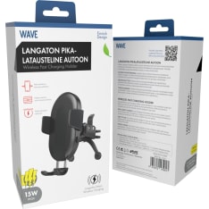 Wave Qi 15W langaton pikalatausteline autoon
