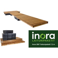 Inora 200 7,2m Malli 1 T-laituripaketti