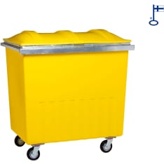 Inora 660 L yellow waste container