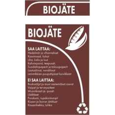 Inora BIOJÄTE lajittelutarra