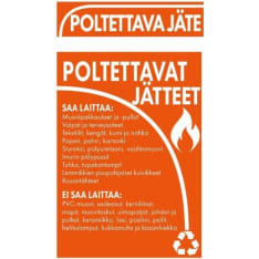 Inora POLTETTAVA JÄTE lajittelutarra