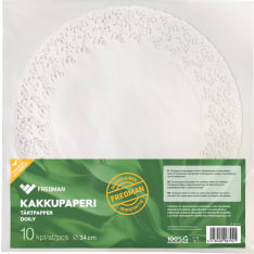 Fredman kakkupaperi 34cm 10kpl pyöreä