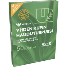 Fredman haudutuspussi yhdelle kupille