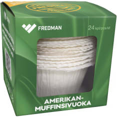 Fredman Amerikanmuffinsivuoka 24 kpl