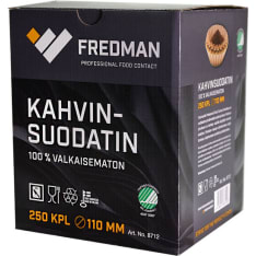 Fredman 110 mm / 250 kpl suppilosuodatin