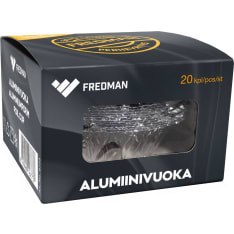 Fredman 20 kpl alumiinivuoka
