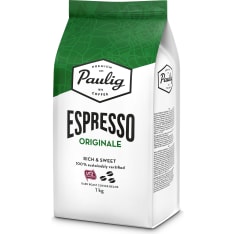 Paulig Espresso Originale 1kg papukahvi UTZ