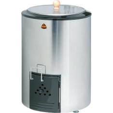 Narvi 80l round rst brick pot