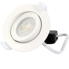 Led Energie 500lm 4000K round white 90mm dimmable downlight