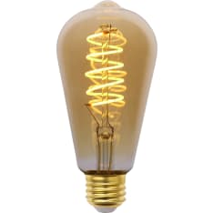 Led Energie ST64/E27 4W 230lm himmennettävä amber antiikkilamppu