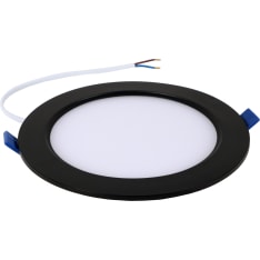 Led Energie 12W 900lm 3CCT himmennettävä musta uppo paneelivalaisin