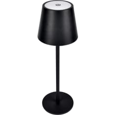 Led Energie Praha dimmable black rechargeable table lamp