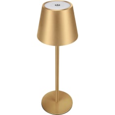 Led Energie Praha dimmable gold rechargeable table lamp