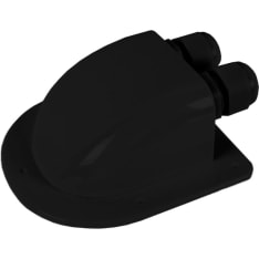 Arctic Marine black grommet housing for two wires