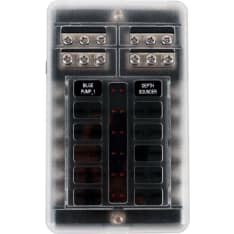 Arctic Marine Sulakerasia 12-sulakkeelle 12V LED-merkkivaloilla