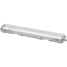 Led Energie General Light Fixture 2×9W with LED tubes, 2×1080 lm, 4000K, size: 665 × 110 × 59 mm