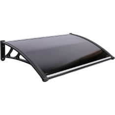 Arctic Design 100x60cm musta ilmalämpöpumpun/oven suojakatos